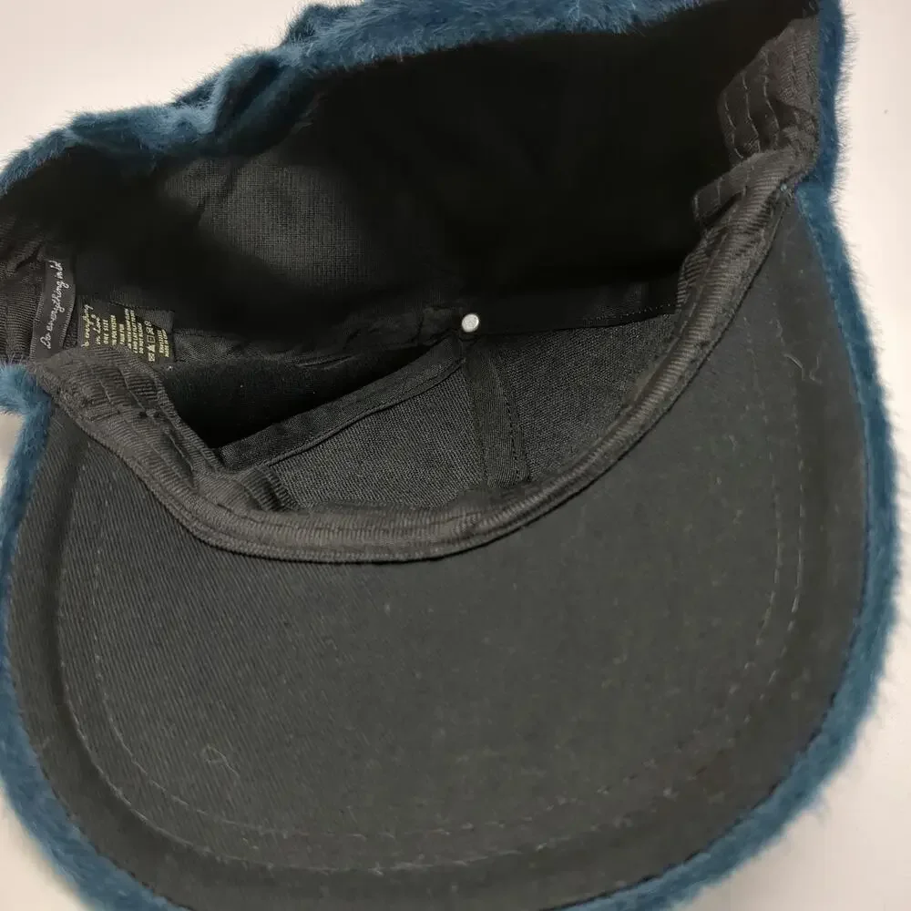 Do Everything In Love Baseball Cap Blue One Size Faux Fur 6 Panel Strapback Hat
